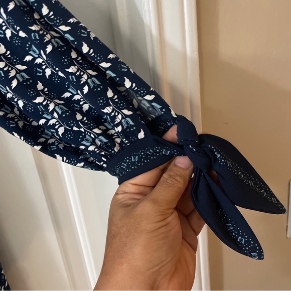 Max Studio Dress Blue Floral Size Small - Picture 6 of 14